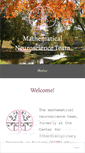Mobile Screenshot of mathematical-neuroscience.net