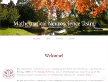 Tablet Screenshot of mathematical-neuroscience.net